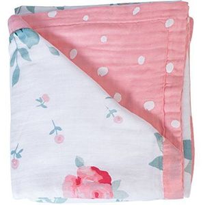 Bebe au Lait Oh So Zacht, knuffeldeken, rozig en druppeltje