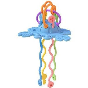 5 Pcs Sensorisch speelgoed met trekkoord voor baby's - Zintuiglijk speelgoed voor peuters 6-18 maanden | Zintuiglijk speelgoed voor peuters Kinderziektes speelgoed voor baby's 6-18 maanden Leren Huiba