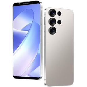 DEMANN GMBH Ontgrendel je telefoon, 6,0 inch scherm, 4 GB RAM + 64 GB ROM/TF 256 GB, 13 MP + 16 MP dubbele camera, ondersteuning voor 4G LTE FDD TDD, dual-sim, geschikt voor beginners. (zilver 700)