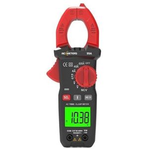 Digitale stroomtang 99A 4000 counts flitslicht achtergrondverlichting stroomtang ampère elektrisch