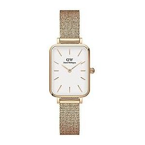 Daniel Wellington Ladies Rose Gold Quadro Watch DW00100431