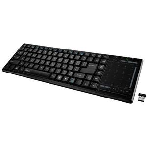 Trust Tacto Wireless Entertainment Keyboard with Touchpad ES - Teclado QWERTY Español