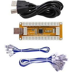 SJ@JX Arcade Game USB Encoder Zero Delay Gamepad Button Joystick Controller for Nintendo Switch PC PS3 Raspberry Pi