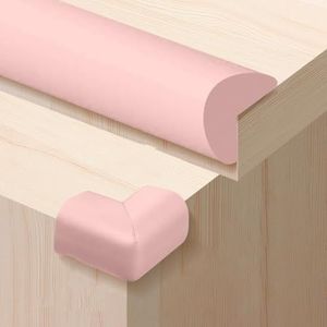 Beschermstrip Soft Corner, L-vormige bumperstrip, veelkleurig, 35 mm x (5-10) m, set(Pink,35mm*10m)