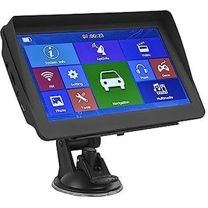 GPS-autonavigatiesysteem, 7 inch voertuig vrachtwagen GPS Navigatie 800 MHZ FM DDR 256M 8GB Voertuigauto GPS-navigator Voor auto, vrachtwagen, camper