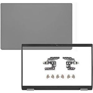 WANGHUIH Lcd-achterklep Deksel Voorrand Trim Scharnieren Compatibel met Dell Latitude 5520 5521 E5520 E5521 Precision 3560 3561 Laptop