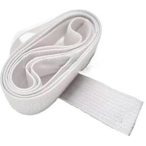 5Yards elastische band naaien kleding broek stretch riem kledingstuk DIY stof tailleband accessoires wit zwart 3,0 mm-50 mm-18 mm wit