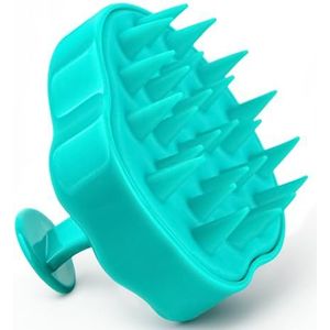 Relax Massaborstel voor alle haartypes, hoofdhuidmassageapparaat voor mannen en vrouwen, helpt bij het bevorderen van een gezonde doorbloeding, stressvermindering (groen)