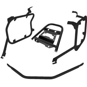 Bagagerek Achter Voor CRF1100L Voor Afrika Voor Twin Voor Adventure Voor Sport 2020-2023 Koffer Kofferrek Motorfiets Achterkant Koffer Zadeltas Bagagebeugel(Black 1Set)