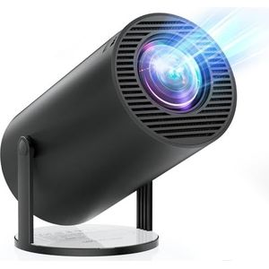 [Ingebouwde Apps en Android 11.0] Mini Projector 18000 Lux 4K Ondersteunde 180° Rotatie & Auto Keystone, Compatibel met TV Stick/Windows/iOS/Android/HDMI/USB