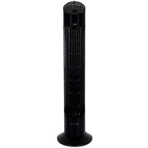 JAP Quebec - Torenventilator - Timer - Oscillerende kolomventilator - Ventilator staand - Statiefventilator - Zwart