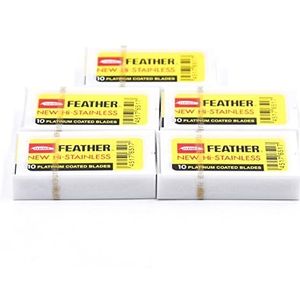 Feather Double Edge Blades, 50 Count Basic