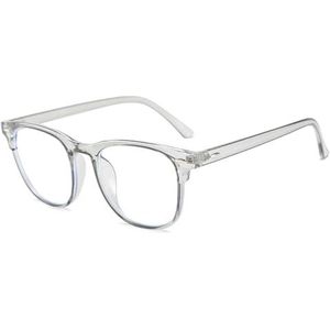 Halloween-cadeau Modieuze montuur, Ronde kunststof unisex brilmonturen in meerdere kleuren(Grey)