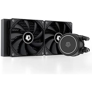 ID-COOLING FROSTFLOW X 240 CPU Waterkoeler AIO Koeler 240mm CPU Vloeibare Koeler Wit LED 2x120mm PWM Ventilatoren, Intel 1700/1200/115X, AMD AM5/AM4