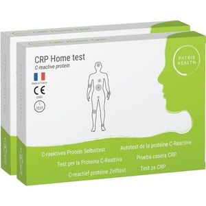 2 x Patris Health® C-reactieve proteïne-test (PCR), zelftest bij infecties of ontstekingen in het lichaam