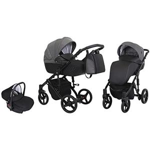 Saintbaby Storm on Black Ti-06-B Kinderwagen, buggy, 3-in-1, 2-in-1, Isofix, selectie Tiaro, 4 framekleuren