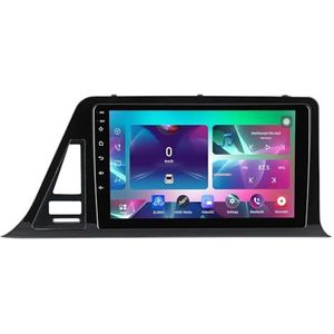 9"" Android 14 Touchscreen Autoradio 2 din met AHD Omgekeerd beeld Bediening op het stuur Bluetooth GPS navigatie Draadloze CarPlay voor Toyota C-HR 2016-2020(B,Q300(4+64G))