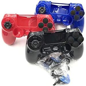 Volledige Behuizing Shell Plastic Cover Case Protector Skin Case Voor PS4 Slim Pro Dualshock 4 Controller Joypad Protector, Kleur: wit