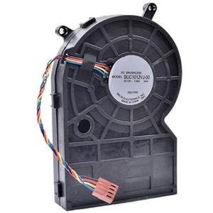 LMNCBVYA BUC1012VJ-00 12V 1A Turbo Blower Cooling Fan for CPU Radiator - 4 Wire Design