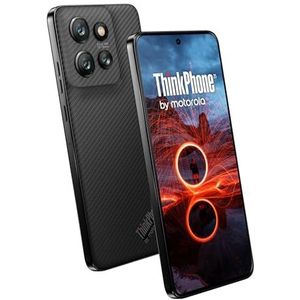 Motorola ThinkPhone 25 5G 2024 (Carbon Black) XT2409-06 | Dual SIM (Nano SIM, eSIM) 256 GB + 8 GB RAM Android 14 SIM-vrije fabriek ontgrendeld smartphone
