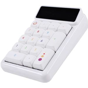 Sanerfa KM17 Mechanische Numerieke Toetsenbord 17 Toetsen Numpad Toetsenbord Calculator Efficiënte Gegevensinvoer, Hot Swappable