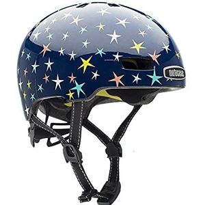 Nutcase Kinder Fahrradhelm Little Nutty Gloss, Stars are Born, 48-52 cm, 10001