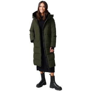 MARIKOO - Wintermantel 'Zuraraa XVI' - Olijfgroen - Gewatteerde Jas