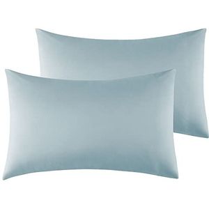 Set van 2 kussenslopen 50x80 cm, 100% microvezel - marineblauw