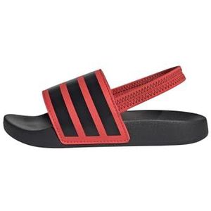 adidas Uniseks-Kind ADILETTE ESTRAP SLIDES CHILDREN, bright red/core black/core black, 30 EU