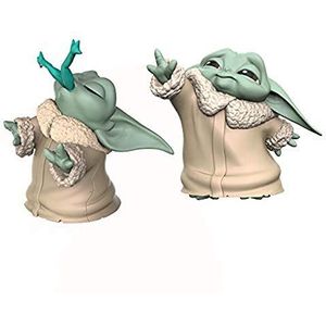 Star Wars The Bounty Collection The Child-verzamelspeelgoed van 5,5 cm 'Baby Yoda' uit de The Mandalorian, set met 2 figuren - Froggy Force
