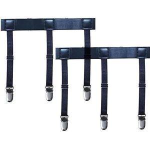 Heren Sokken Kousenbanden for Mannen Verstelbare Elastische Shirt Kousenbanden for Mannen Sokken Antislip Klemmen Shirt Bretels for Mannen Comfortabel Gemakkelijk Te Dragen for Formeel Zakelijk Casual