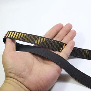 Laser pailletten elastische banden voor kleding 15-50MM elastisch lint DIY naaien accessoires elastische elastische banden voor het dragen-antiek messing