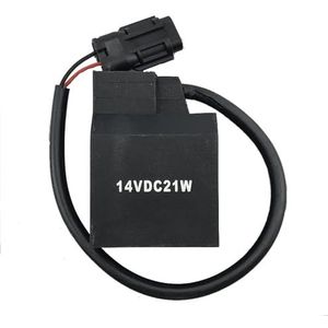 R510-5 R210-9 Pilot Travel Snelle en Slow Gear Magneetventiel Coil DC24V DC12V 21W (DC12V met draadplug)