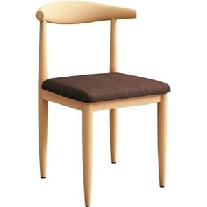 Eetkamerstoelen Houten Eetkamerstoel Moderne Rugleuning Stoel Dichtheid Spons Kussen Keukenstoel Vrijetijdsstoel Kleedstoel Koffiestoel voor Thuiskeuken en Café-bar (Color : F, Size : 4pcs)