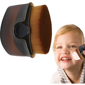 Zonnebrandcrème applicator voor kinderen, zonnebrandcrème applicator voor kinderen, zonnebrandcrème applicator met zachte haren, zonnebrandcrème buddy borstel set met beschermkap (B 1 stuks)