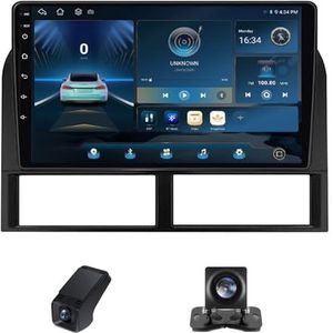 Android autoradio 2 Din geldt voor Jeep Grand Cherokee II WJ 1998-2004 met Draadloze Carplay Android Auto GPS Navi WiFi 9 inch met Bluetooth+ Achteruitrijcamera/Stuurwielbediening(X1)