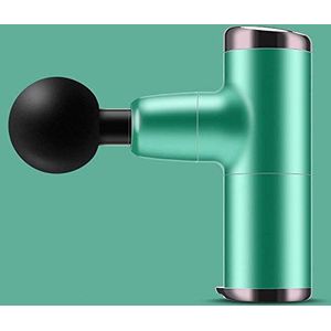 Massagepistool, mini massage gun, massageapparaat met 4 snelheden, elektrisch handmassageapparaat met 4 massagekoppen voor nek, schouders, rug, 2000 mAh