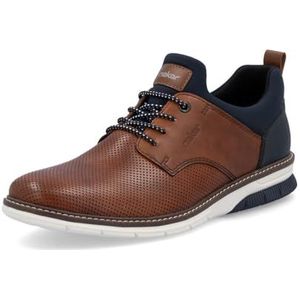 Rieker - 14450 - Lage Sneakers - Bruin - Leer