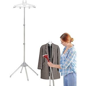 Kledinghanger handheld kleding stomer houder, staande stoffen stomer kledinghanger, opvouwbare kleding, stomer wasrek strijkmachine kleerhanger voor hotels, kledingwinkels