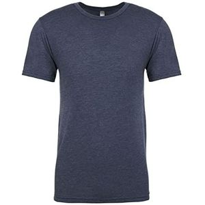 Next Level Heren Tri-Blend T-shirt met ronde hals (L) (Indigo), Indigo, L