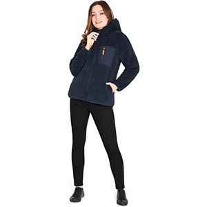 CityComfort Hoody van warme zachte fleece, voor dames, marineblauw, M