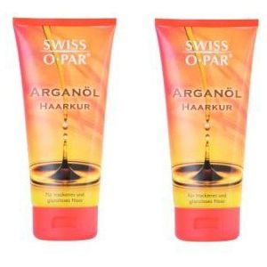 Swiss-o-Par Haarkuur met arganolie, 400 ml, set van 2 (2 x 200 ml) voor droog en glanzend haar