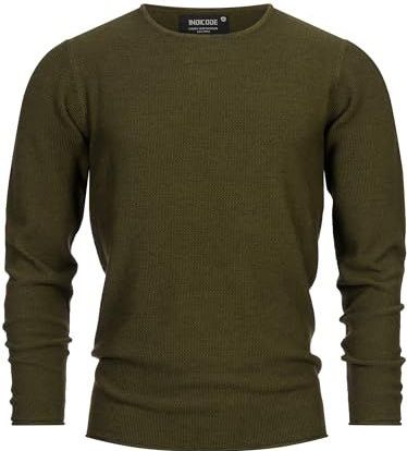 Indicode - Loakim Knit Sweater - Gebreide Trui - Army