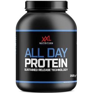 XXL Nutrition - All Day Protein - Eiwitpoeder, Proteïne poeder, Eiwitshake, Proteine Shake, Whey Protein - Chocolade - 2500 gram