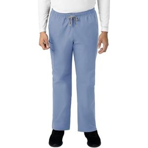 Carhartt Scrubs C55013 Unisex Force Modern Fit Elastische Taille Broek - 2X Tall - Ceil Blue