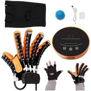 Slimme robothandschoenen voor handrevalidatie voor herstel na beroerte en artritis | Intensiteitsregeling met 5 niveaus | Spiegeltherapiemodus en geïsoleerde vingertraining