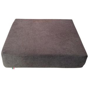 GM Anti-decubitus kussen voor rolstoel, 42 x 42 x 8 cm, anti-decubitus kussen voor stoel van traagschuim en polyurethaan, voor senioren, gemaakt in Italië, grijs