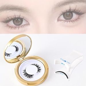 Krafty Magnetic Lashes,Portalfy Magnetic Lashes, Dolcelove Magnetic Lashes,Quick,Safe,Reusable Magnetic Eyelashes,3D Natural Look False Lashes, False Eyelashes No Glue (1*Natural) (L02)