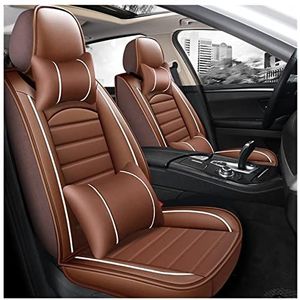 Stoelhoezen Beschermhoezen 1 Set Auto Bekleding Voor Toyota Voor Rav4 Voor Auris Voor Avensis Voor Crown Voor 4runner Voor Harrier Fj Voor Cruiser Voor Mark X Voor Premio(Koffie,A)