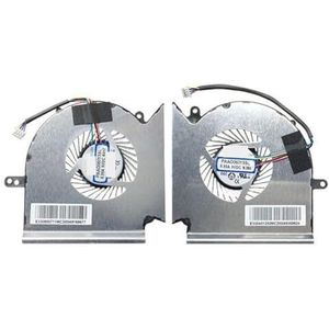 Laptop CPU GPU koeling koeler ventilator voor MSI MS-16P7 GL63 GE63 GP63 GV63 GL73 GP73 GE63VR GE73VR MS-16P1 MS-17C1 N417 / N384(CPU AND GPU FAN)